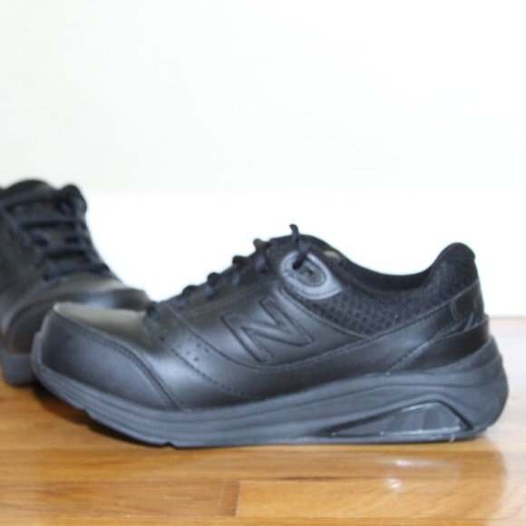 New Balance Black Leather Lace Up Walking Shoes 928V3 Sneakers WW928BK3 Womens 8 - Picture 5 of 11